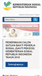 Mobile Screenshot of kemsos.go.id